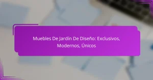 Muebles De Jardín De Diseño: Exclusivos, Modernos, Únicos